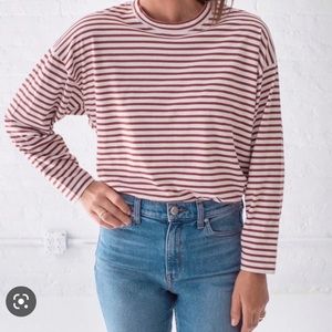 Ayr French Fry Tee - Brick - Size Small